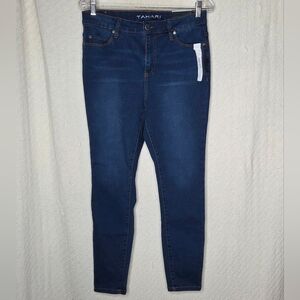 Tahari Dark Blue Skinny Jeans